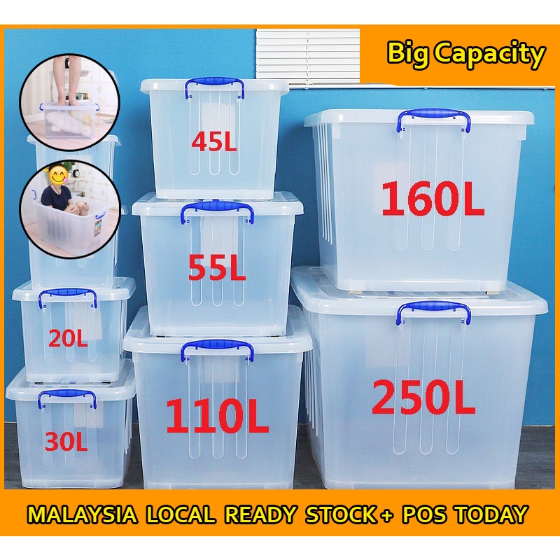 SIMPLESTORE Plastic Storage Bin (32L)