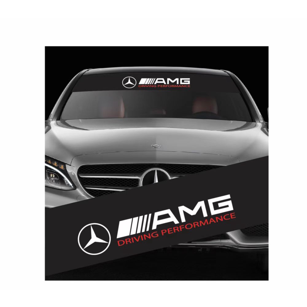 Front windshield sticker Benz AMG 52''x10