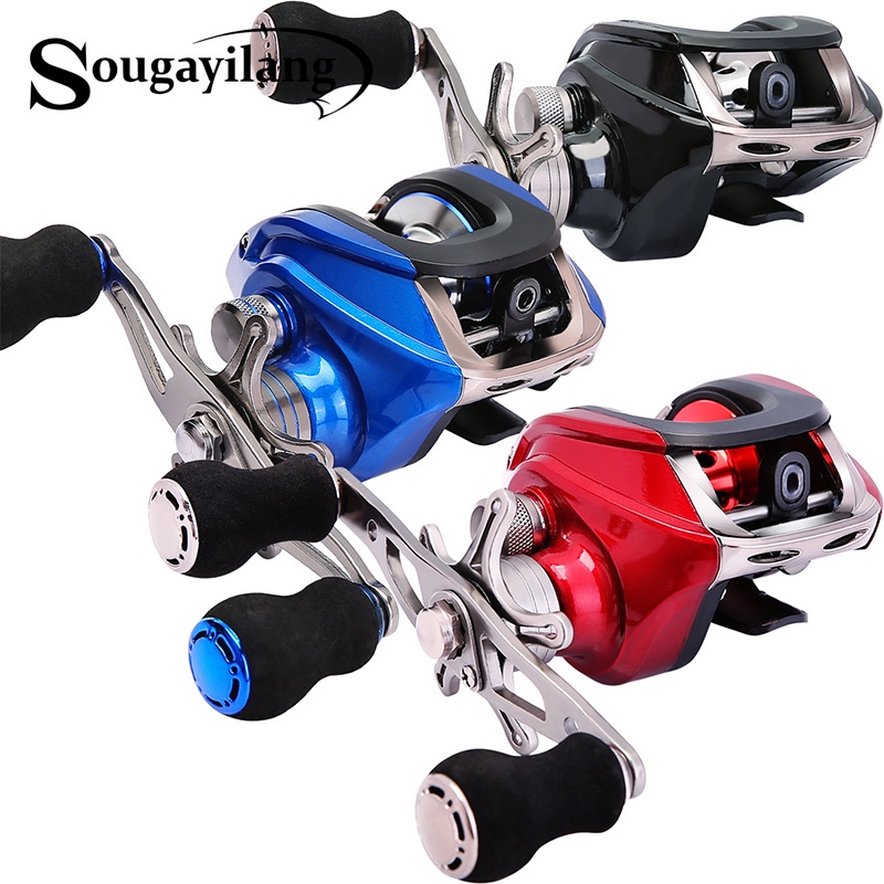 Sougayilang Baitcasting Fishing Reels 6.3:1 Gear Ratio Casting