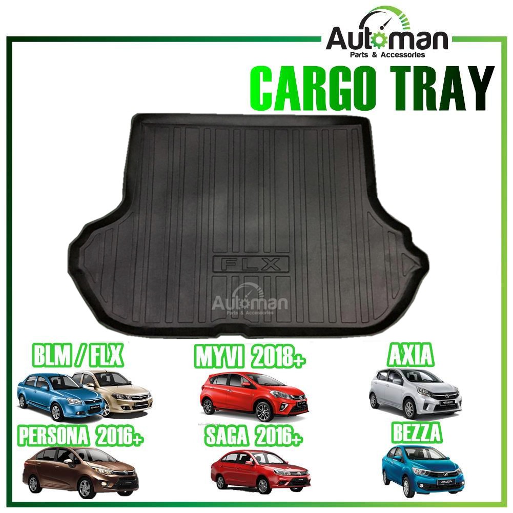 Cargo Tray Proton Saga BLM FL FLX Persona 2016 Saga VVT Perodua Bezza