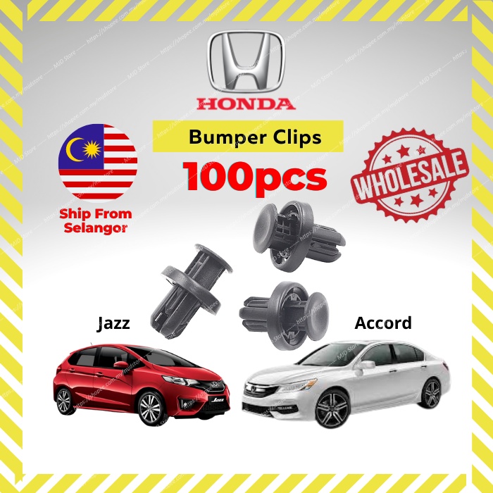 Pcs Honda Car Rivet Bumper Clip Fender Plastic Decorative Fasteners