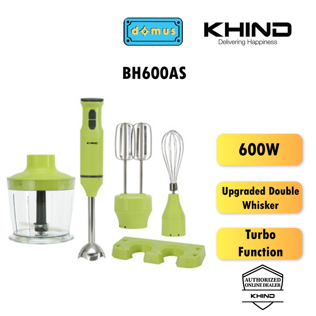Khind 4In1 Hand Blender (600W) BH600AS Shopee Malaysia