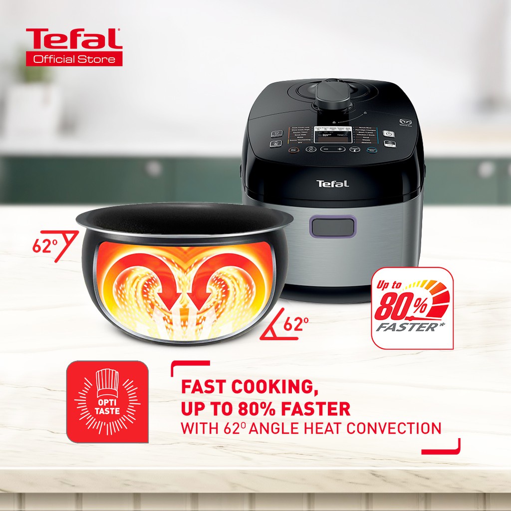 Tefal Home Chef Smart Pro Multicooker 5.0L CY625 Shopee Malaysia