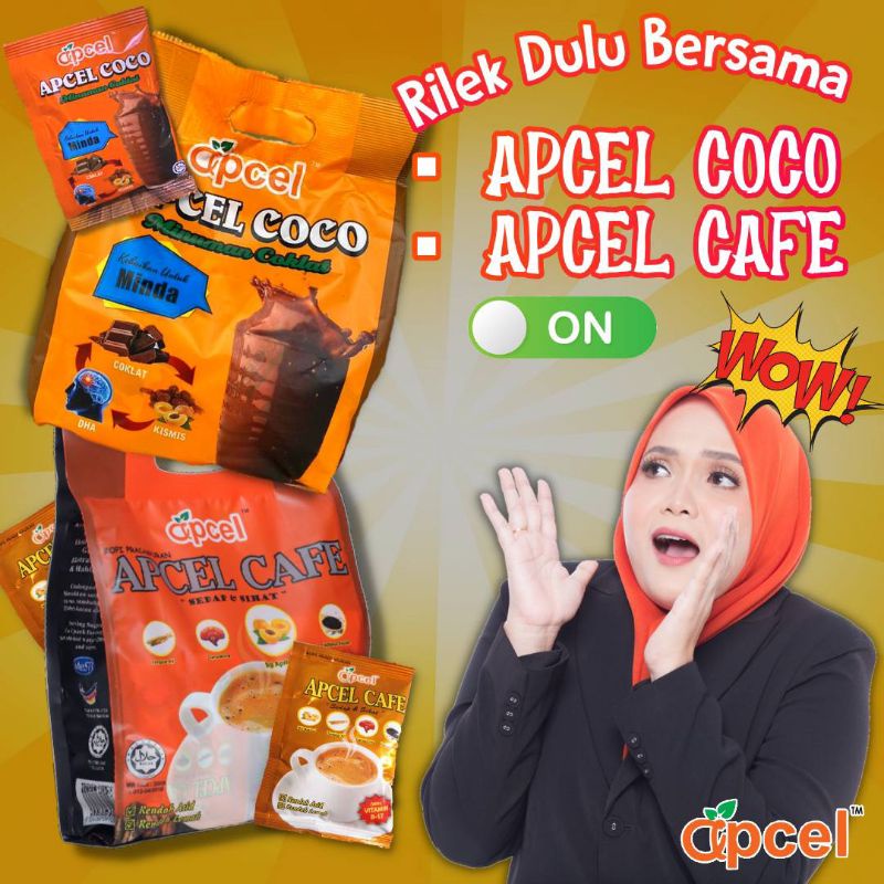 new packaging (💯ORIGINAL HQ) Apcel cafe | Kopi Apcel & COCO (20 Sachet ...