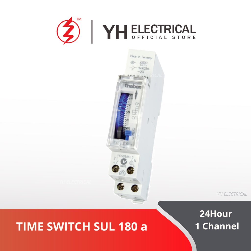 Theben 24 Hour Analogue Time Switch 240VAC ( SUL 180 A ) | Shopee Malaysia