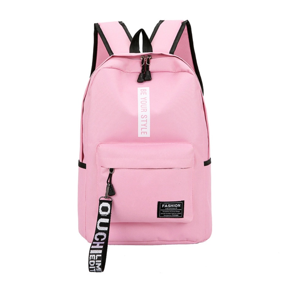 Ready Stock MICOLE BP1123 A Canvas School Bag Casual Backpack Bags ...