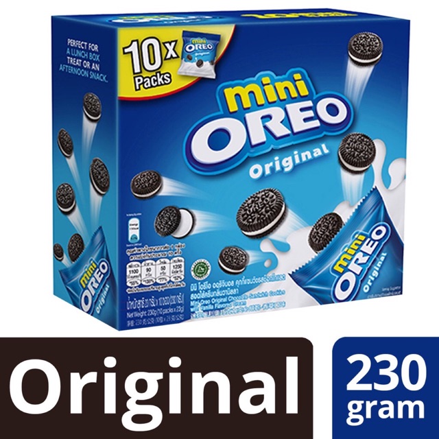 Oreo Mini Handy Pack - Vanilla Creme (23g x 10 Packs) | Shopee Malaysia