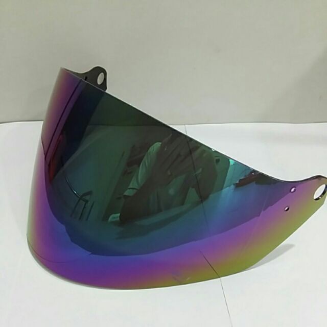 visor 2 TONE VISOR RAINBOW TINTED MHR VISOR 5 BUTTON VISOR bogo two