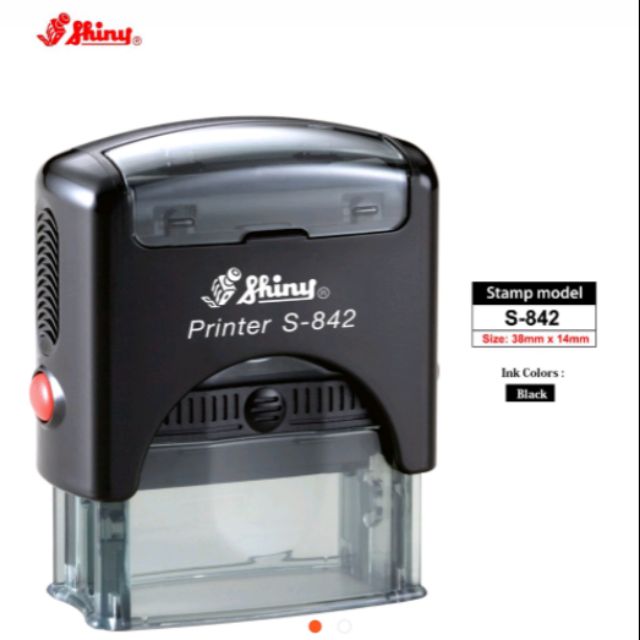 Shiny self-Inking Stamp Printer s-842 | Shopee Malaysia