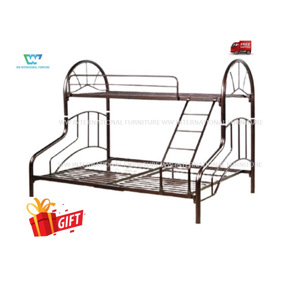 🔥offer🔥 Super Strong Base Rock Iron Bunk Bed / Double Decker Bed (can