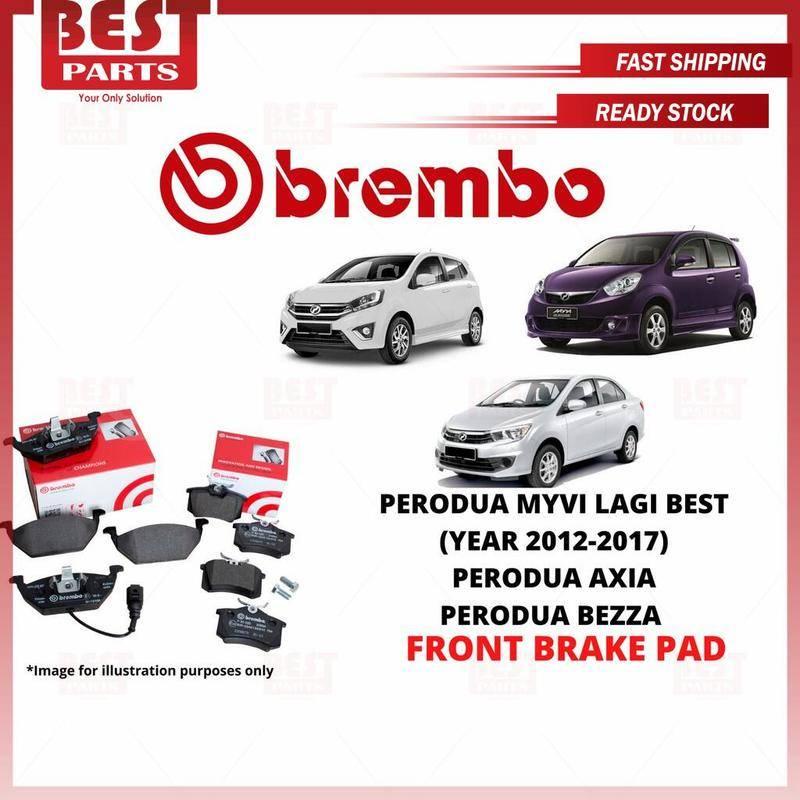 Brembo Perodua Myvi Lagi Best Axia Bezza Front Brake Pad 100 Original