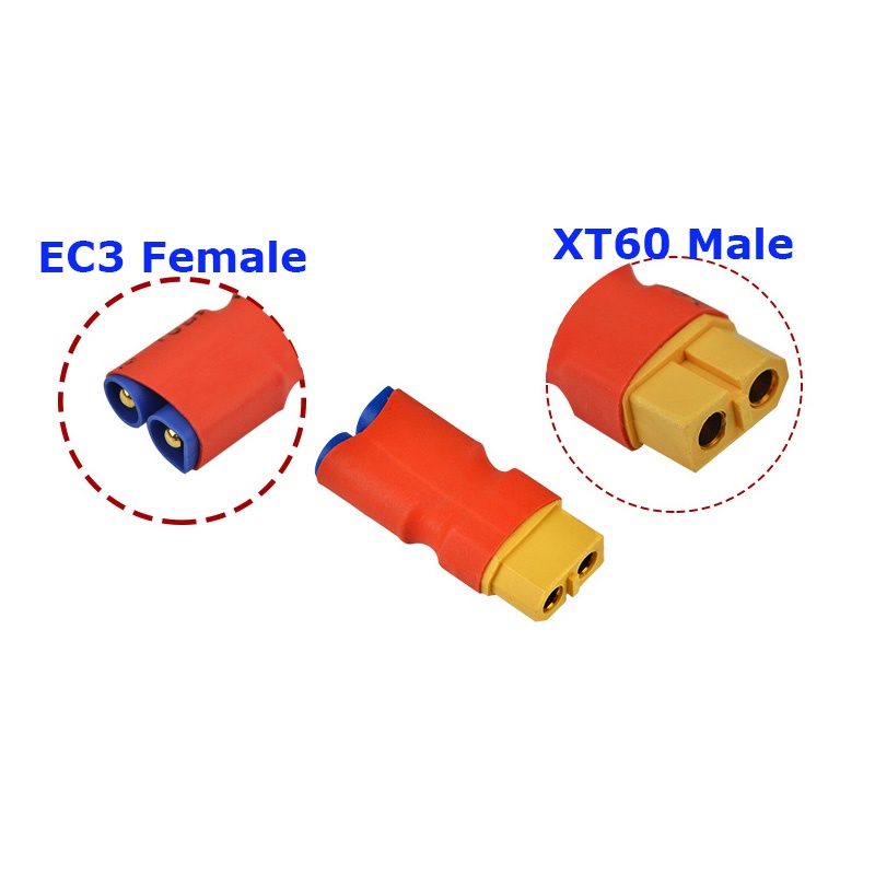 Adapter Xt30 Xt60 Xt90 Traxxas T Plug Deans Ec5 Ec3 Female To Male Hxt 4mm Connectors Plug Rc 7978