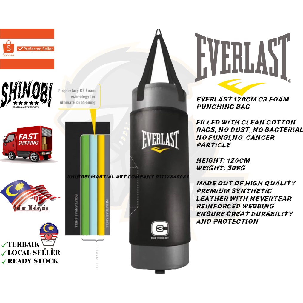 Everlast c3 foam 2024 heavy punch bag