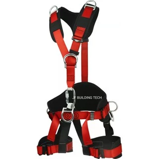 X XBEN Climbing Harness,Professional Rock Climbing Harness,Red