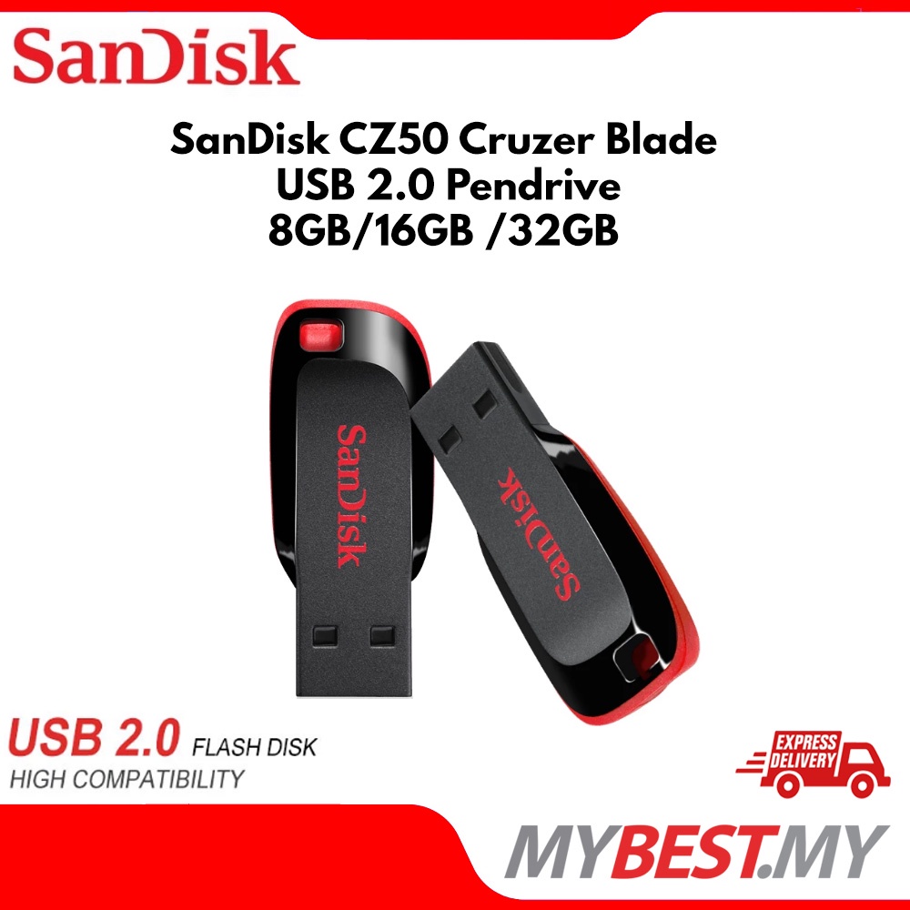SanDisk CZ50 Cruzer Blade 8GB/16GB /32GB Pendrive
