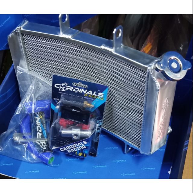 Racing Radiator Tank Aluminium Cardinals 600ml Y15 Rs150 With Digital ...