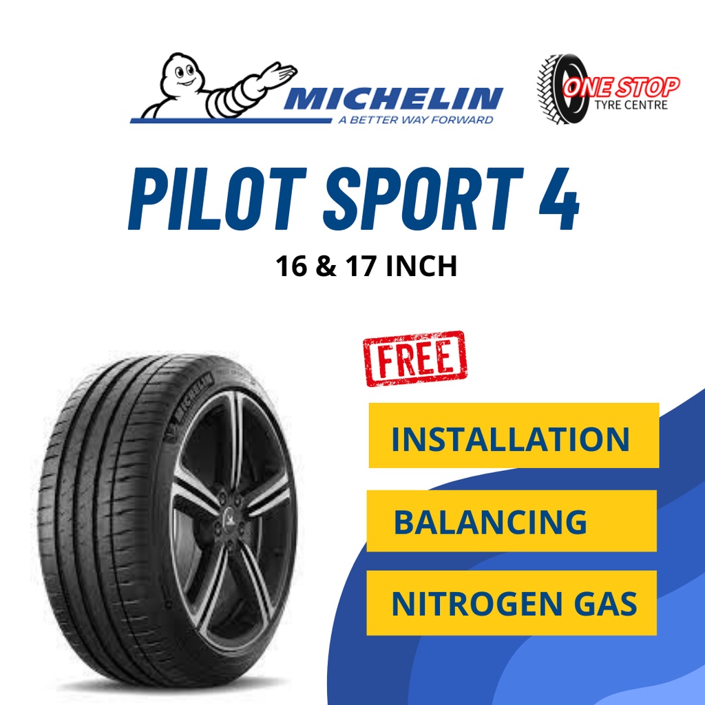 [Cash Back] Michelin Pilot Sport 4 PS4 Performance Tyre Tayar Altis