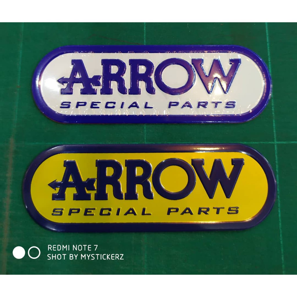 Sticker Eblem Arrow Special Parts Shopee Malaysia