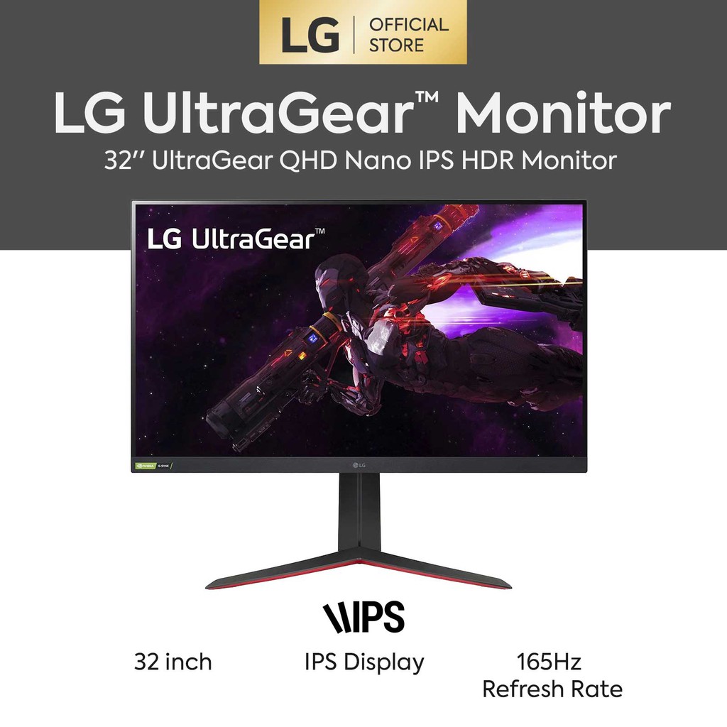 Monitor Gamer Ips Qhd 32 Pulgadas LG 32gp850 2k Hdr10 165hz - LG