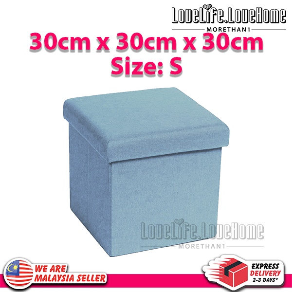 Premium Storage Box Chair for Sitting in Living Room Foldable Storage