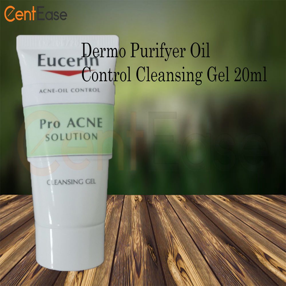 Eucerin Dermo Purifyer Oil Control Cleansing Gel 20ml (Exp: Dec 2024 ...