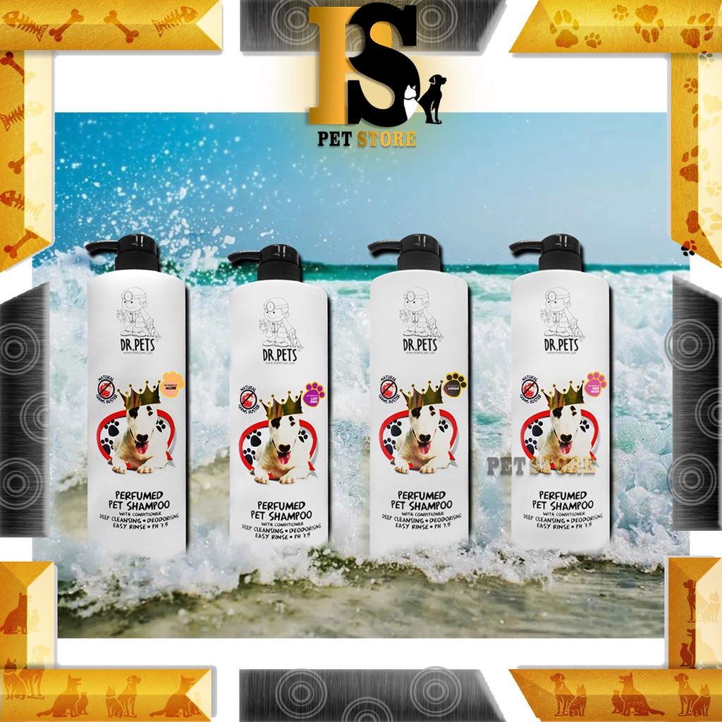 Dr Pets Natural Germs Buster Perfumed Pet Shampoo Dog Shampoo Dog