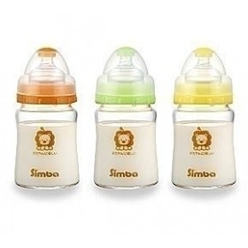 Simba Glass Wide Neck Feeding Btl 寬口十字孔 (S ) 超輕鑽 150ml ready stock ...