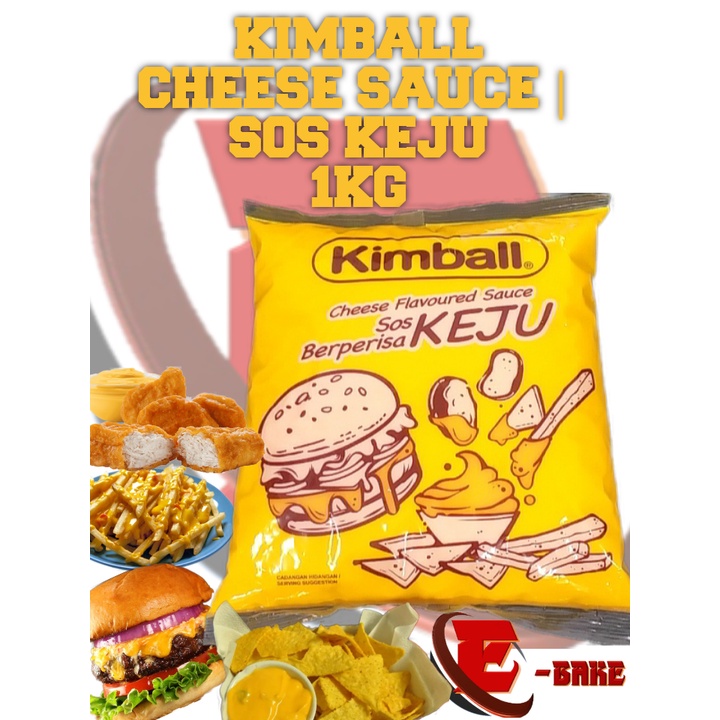 KIMBALL CHEESE FLAVOURED SAUCE SOS BERPERISA KEJU 1KG HALAL