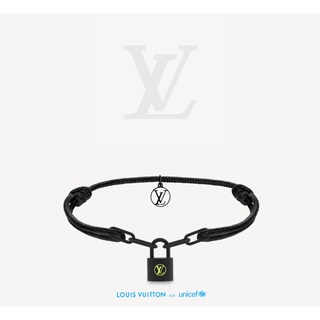 Louis Vuitton Lockit X Doudou Louis Bracelet - Black, Sterling