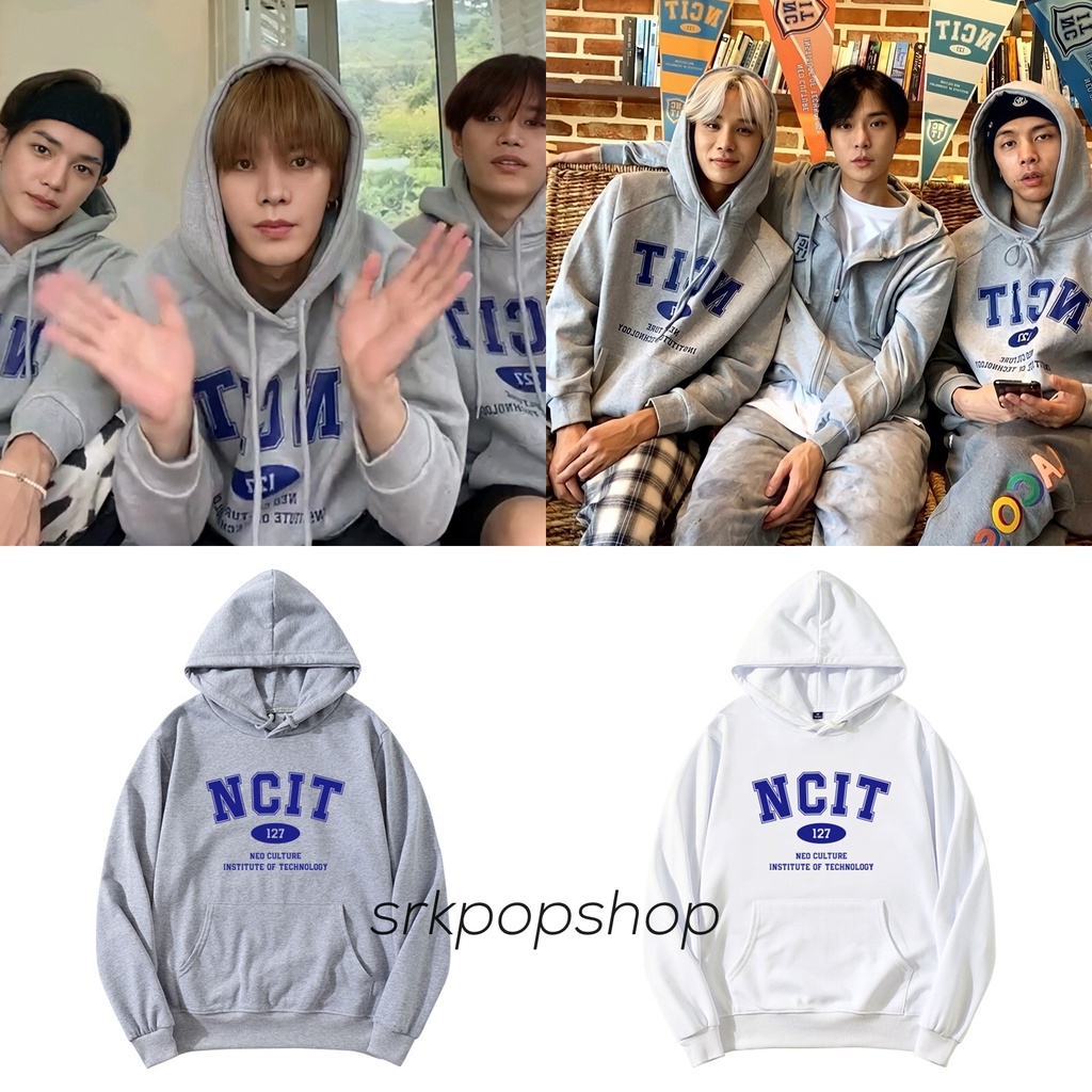 NCT 127 NCIT Hoodie Neo Culture Institute of Technology Sweater Jacket Cotton Sticker Favorite Album Seoul City Baju