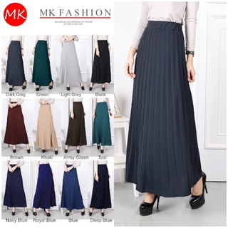 MK Women Skirt Women Maxi Skirt Elastic A Line Maxi Long Skirt