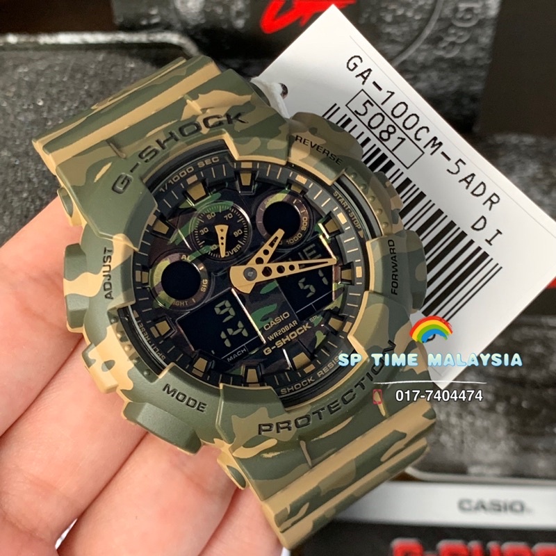 G shock cheap ga 100 green