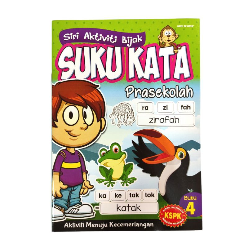 Aktiviti Suku Kata Prasekolah ( Bahasa Melayu ) | Shopee Malaysia