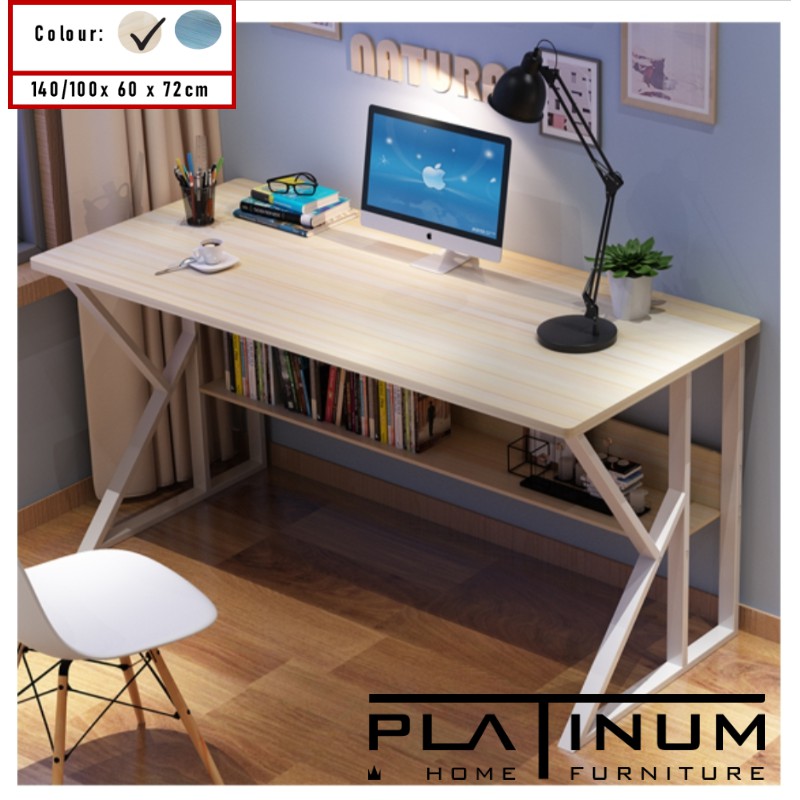 PLATINUM FURNITURE Study Writing Desk Computer Desk PC Laptop Table ...