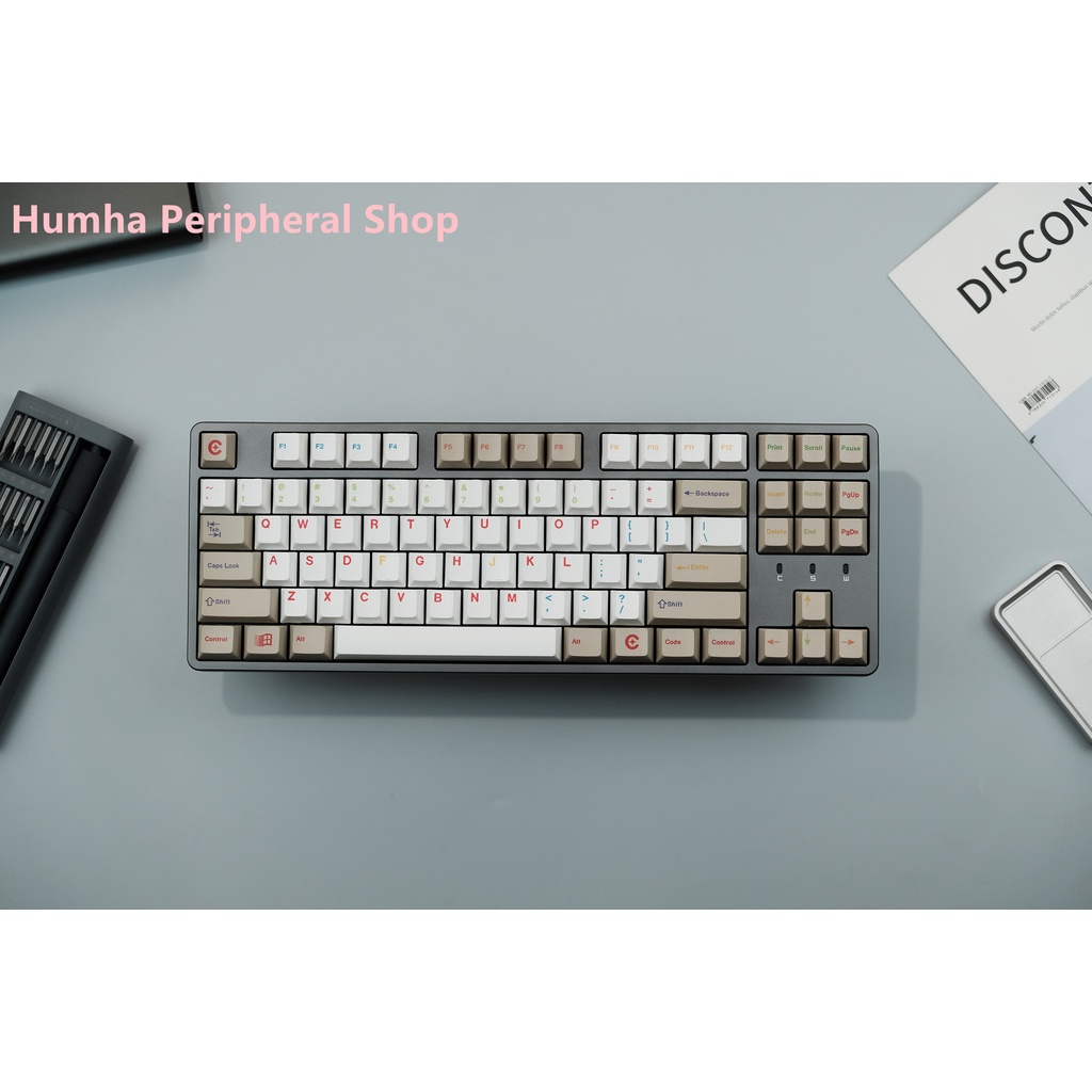 Humha Handarbeige keycap 135 keys PBT Material Dye-Sublimation cherry ...