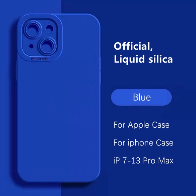 Official Original Liquid Silicone Case For iPhone 13 12 11 Mini Pro XS Max  XR X Case For Apple iPhone plus SE 20 Full Cover