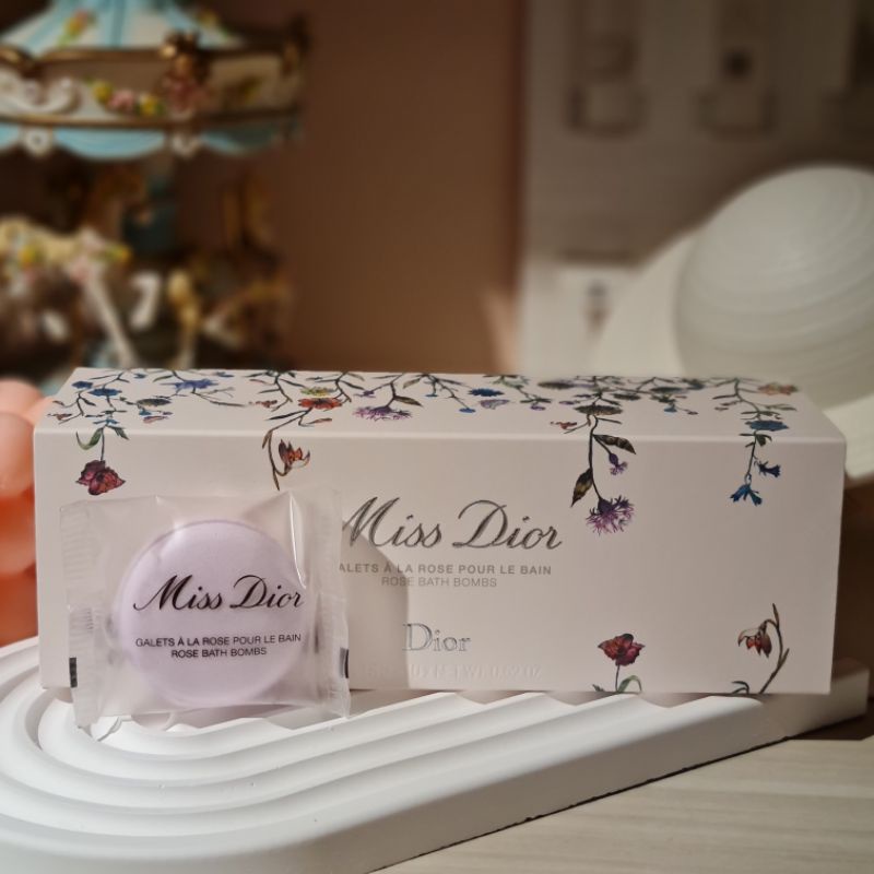 Ori] Miss Dior Rose Bath Bombs Millefiori Limited Edition 15g x