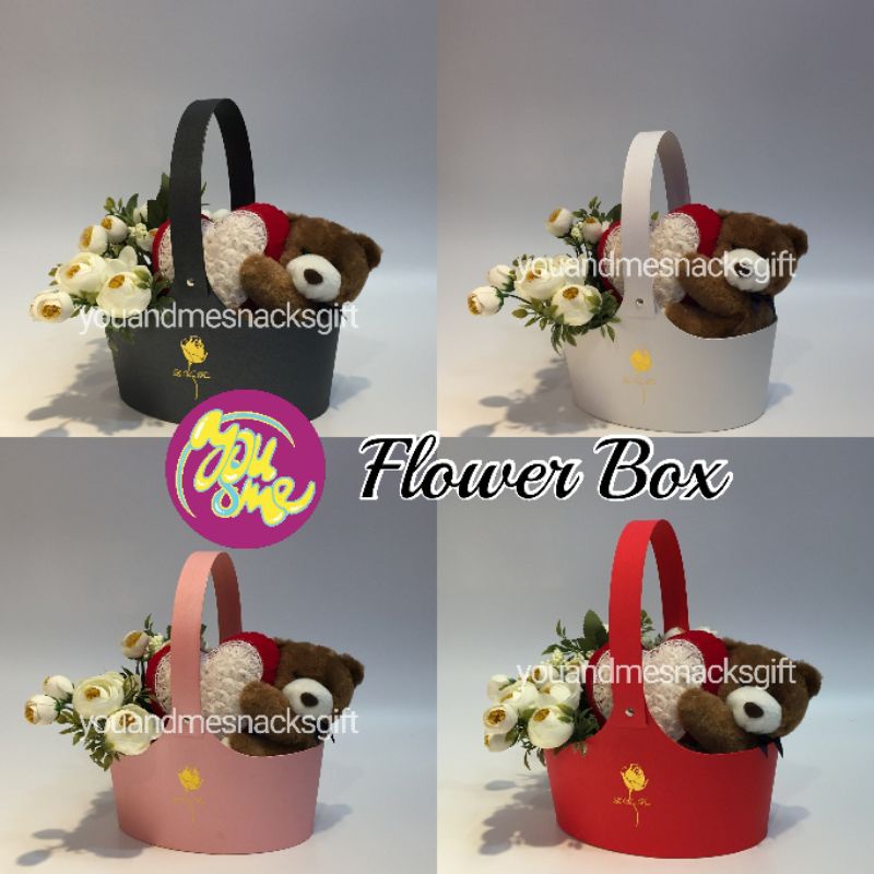 Flower Gift Box / Flower Box / Kota Bunga / Gift Box /kota Hadiah