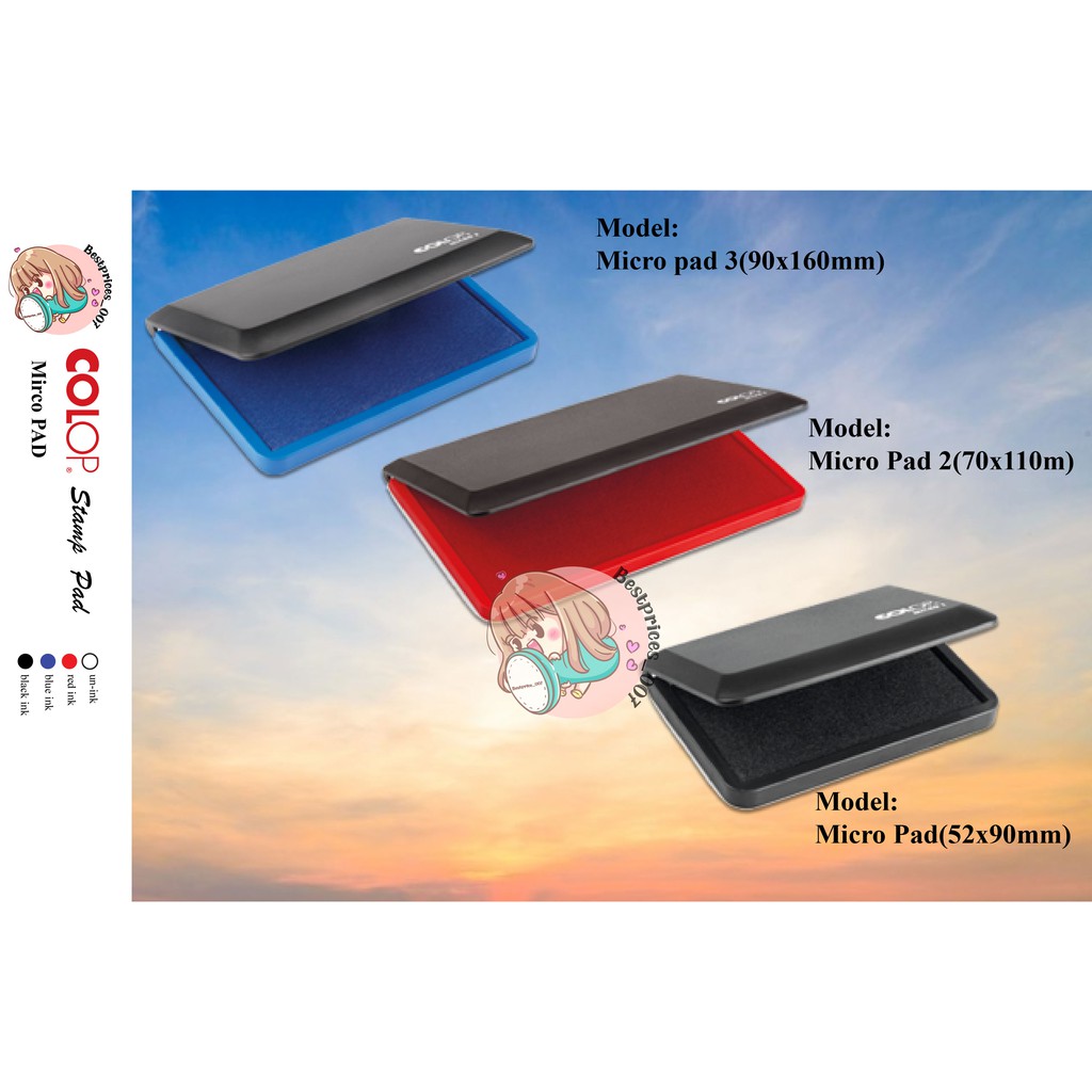 COLOP STAMP PAD - Micro 1, 2, 3 Stamp Pad | Shopee Malaysia