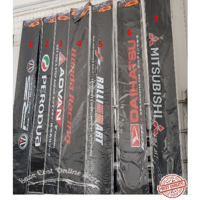 10 INCH FRONT & REAR WINDSCREEN WINDSHIELD WINDOW STICKER | Shopee Malaysia
