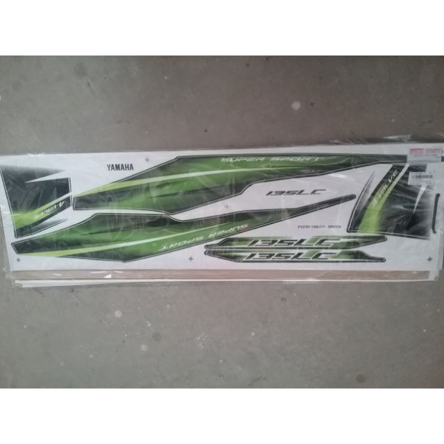 LC135 V1 STICKER SET GREEN/BLACK ( MORITAKA ) | Shopee Malaysia