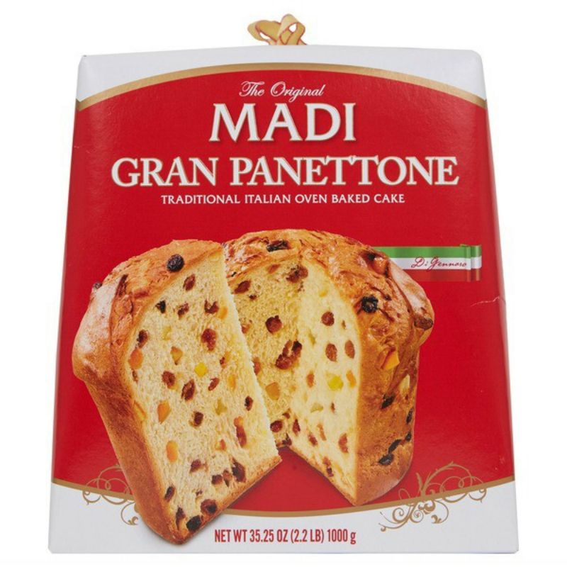 Madi Italian Cake - Gran Panettone 1kg Imported From The Us | Shopee ...