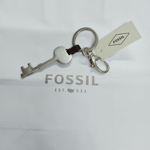 Fossil Sofia keychain keyfob silver Shopee Malaysia