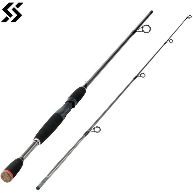 black fishing rod casting/spinning