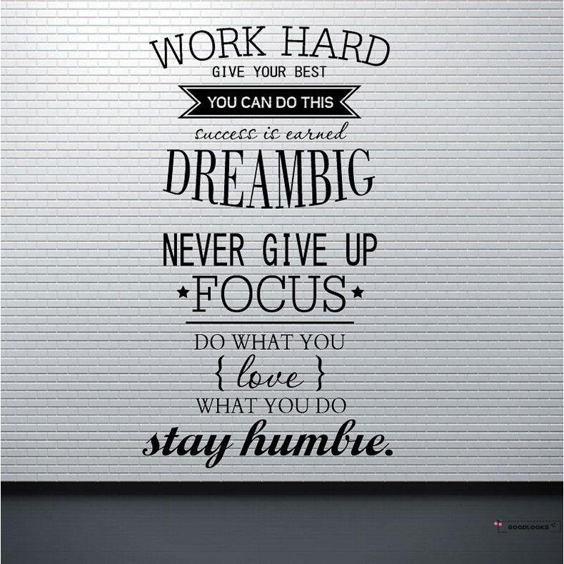 DIY Removable Art Vinyl Quote Wall Sticker Decal Mural Home Room ...