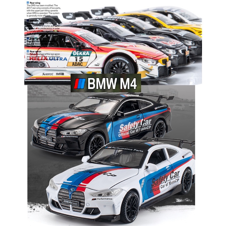 BMW Performance M4 Sport Safety Racing Car Vinyl Sticker