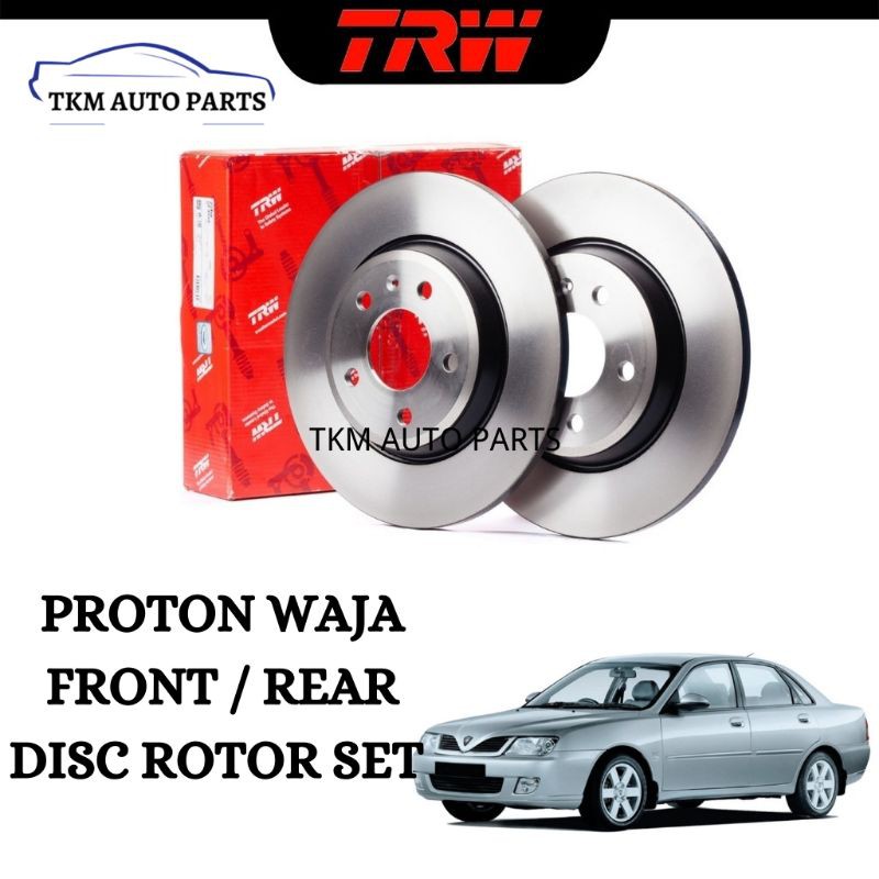 PROTON WAJA FRONT / REAR DISC ROTOR SET (TRW) Shopee Malaysia