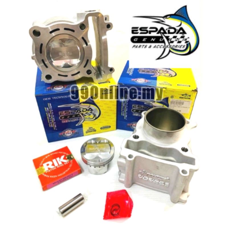 Espada Racing Block Ceramic LC135 Y15ZR FZ150 62mm 63mm 65mm 57mm 100% ...