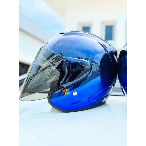 Original Helmet ARC Ritz Two Tone Special Color Blue 2 tones warna ...