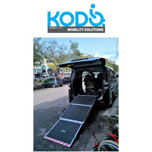 KODO Wheelchair Ramp for Toyota Alphard or Toyota Vellfire OKU Foldable ...